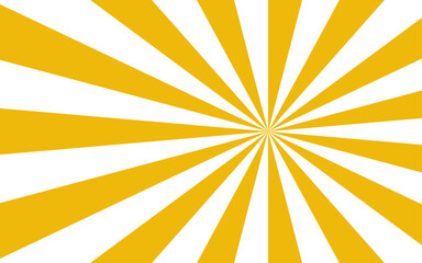 Abstract background with Classic vintage sun rays swirling pattern background. Vintage beam sunburst texture. Burst sunrise sunbeam element spiral striped sunray template. Yellow and white twisted