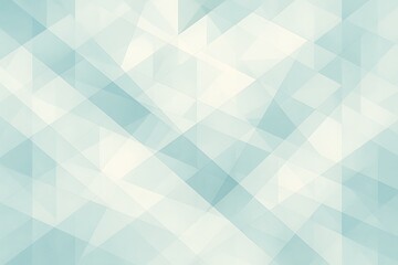 Naklejka premium Abstract geometric pattern with translucent teal and cream overlapping shapes