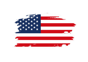 Amerika flag grunge style