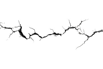 Abstract textured black background with a thin white crack line.