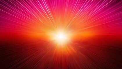 Obraz premium radiant orange to pink gradient with a bright glowing center evoking warmth and energy