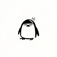 penguin on ice
