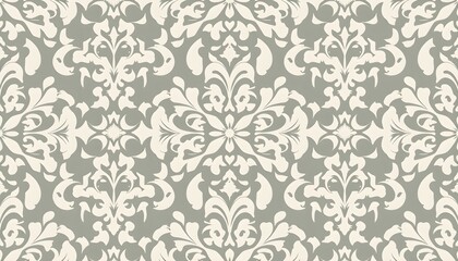Elegant ornamental pattern design for home decor digital art modern interiors