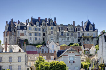 Fototapeta premium Châteaux de la Loire - Château de Saint Aignan