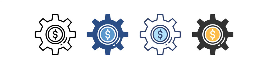 System Icon Set Multiple Style Collection