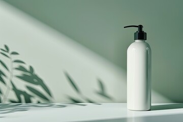 High Resolution Picture of Still Life of Dispenser Bottle