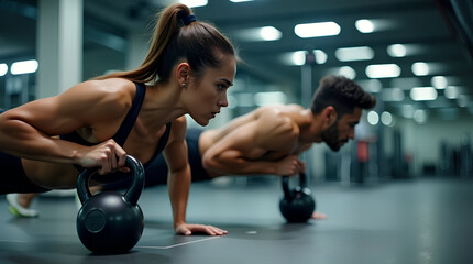 Kettlebell Workout Strength Training for Couples