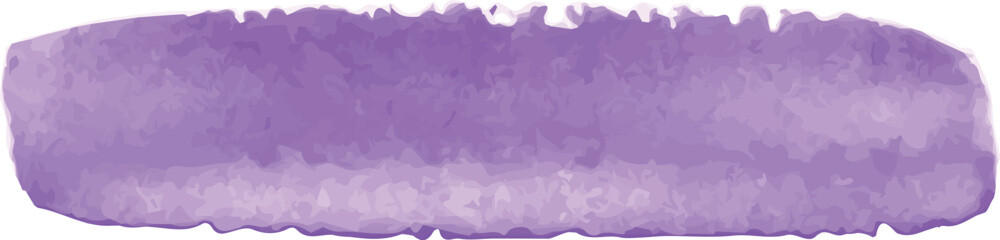 set of violet ink splashes on white