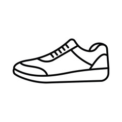 Shoes icon and symbol design. Trendy shoes icon design with editable stroke