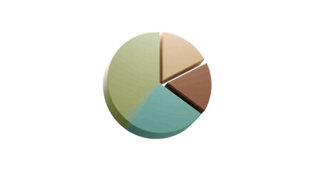Obraz premium 3d bar chart 