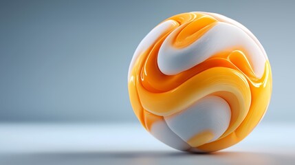 Minimalist 3D Floating Sports Objects on Clean Modern Background, Conceptual Design, Horizontal 16:9, Isolated for Creative Stock Use