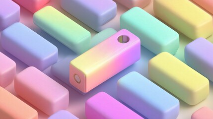 Minimalist 3D Floating Sports Objects on Clean Modern Background, Conceptual Design, Horizontal 16:9, Isolated for Creative Stock Use