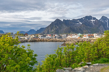 Henningsvær auf den Lofoten, Norwegen