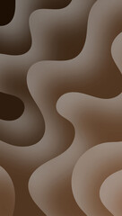 Realistic brown monochrome liquid effect background