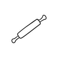 Hand-Drawn Rolling Pin, Essential Baking Tool for Dough, Pastry, and Culinary Creations