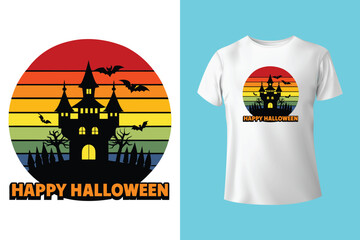 Scary Halloween Halloween T shirt Design