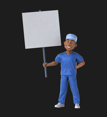 Fun 3D Cartoon Scrubs Animation