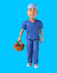 Fun 3D Cartoon Scrubs Animation
