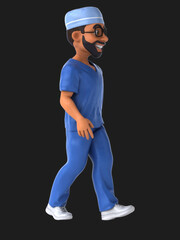 Fun 3D Cartoon Scrubs Animation