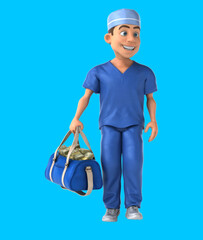 Fun 3D Cartoon Scrubs Animation