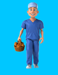 Fun 3D Cartoon Scrubs Animation