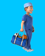 Fun 3D Cartoon Scrubs Animation