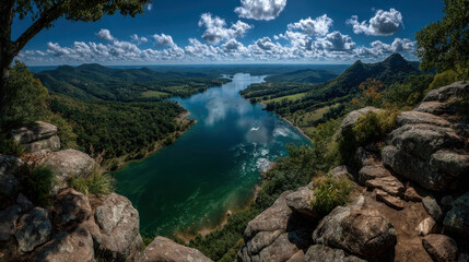 Overlook created with Generative AI Technology, ai, generative