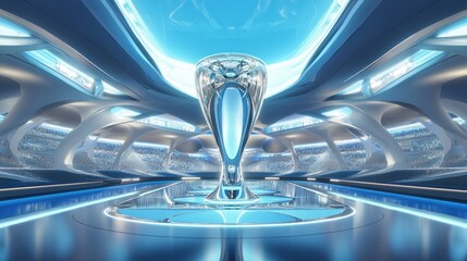 Futuristic trophy room (1)