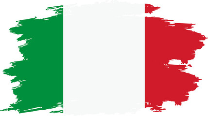 italia flag grunge style