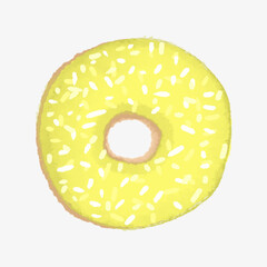 Donut Illustration – Hand Drawn Cute Dessert