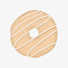 Donut Illustration – Hand Drawn Cute Dessert