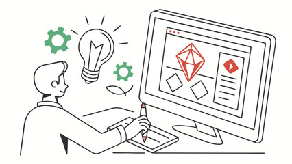 Digital Creativity: A Graphic Designer's Idea