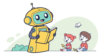 Robot Reading to Children: Future of Education