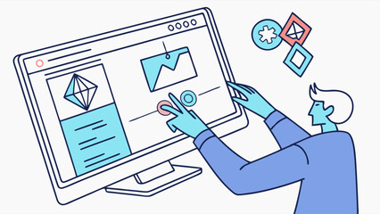Interactive Design - Abstract User Interface Manipulation