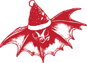 red bat. Murcielago terrorífico. skull represents a scary horror scene Vector. Navidad. Halloween. PNG