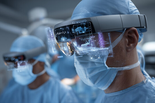 AR Glasses for Surgeons with Real-Time Data in Operating Room