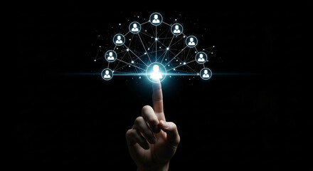 Connecting People A Visual Representation of Networking and Digital Connection