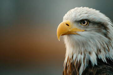Obraz premium Eagle taking flight natural habitat wildlife photography close-up majestic perspective symbol of freedom and strength