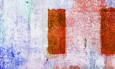 old painted wall