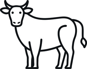 cow outline icon