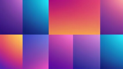 Obraz premium Vibrant Colorful Gradient Abstract Background Collection