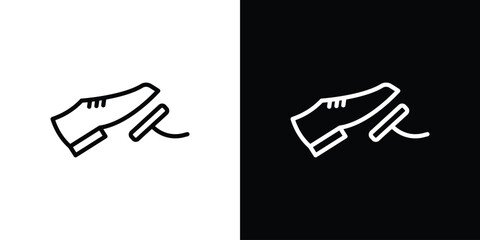 car pedal icon for website, vector design template elegant style