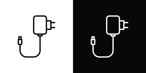 Charger icon for website, vector design template elegant style