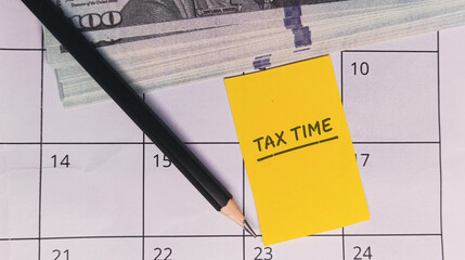 Tax Time - Calendar Reminder