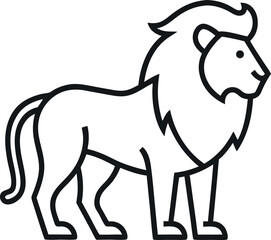 lion outline icon