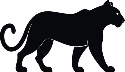  panther silhouette vector