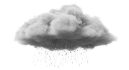 Majestic Rain Cloud: A Dramatic Weather Scene