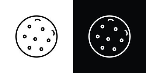 Leukemia icon for website, vector design template elegant style