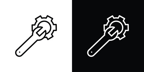 Productivity tools icon for website, vector design template elegant style