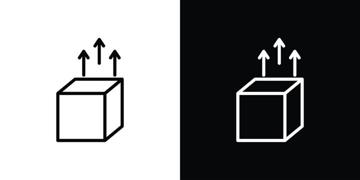 Product release icon for website, vector design template elegant style